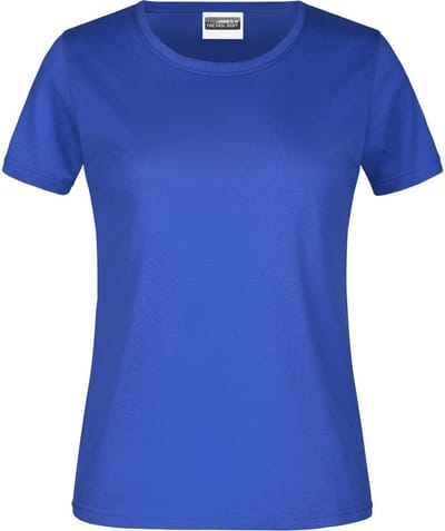 James And Nicholson Dames/dames Ronde Hals Basic T-Shirt (Koninklijk)
