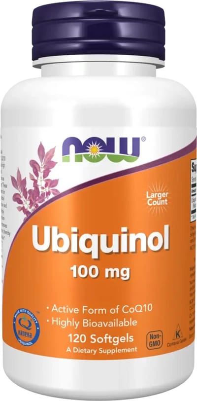 Now Foods Ubiquinol 100 mg (120 Softgels) Unflavoured - Vitaminen, mineralen & gezondheid - Enzymen
