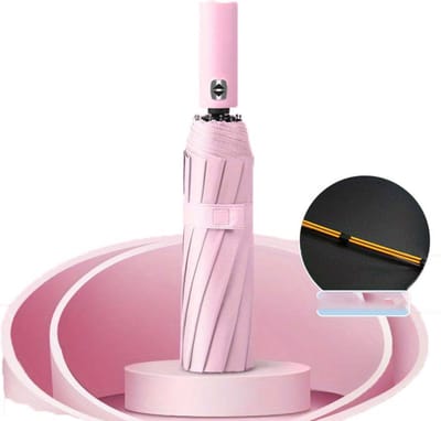 Livano Windproof Paraplu - Opvouwbaar - Moderne Stormparaplu - Stormproef - Automatisch Uitklapbaar - Umbrella - Roze