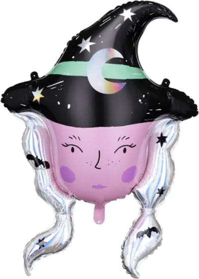 Partydeco - Folieballon Heks 61,5 x 86,5 cm
