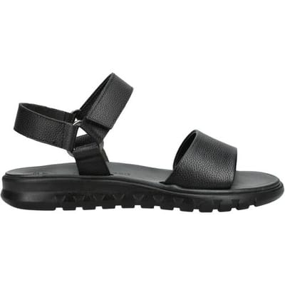 Paul Green - 6219 - Platte sandalenDames Sandalen - Kleur: Zwart - Maat: 37
