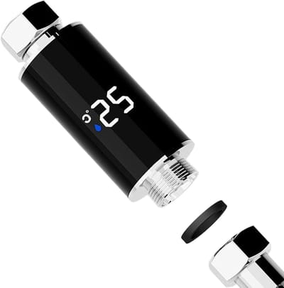 Douchethermometer - Watermeter Bad - Veilig Baden - Zelfwerkend Display - 6 cm Breed - Meerkleurig