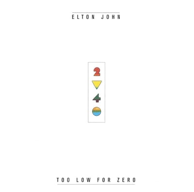 Elton John - Too Low For Zero (CD) (Remastered)