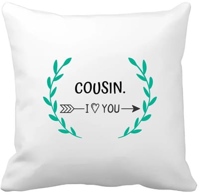 Akyol - cousin i love you Kussen hoes - Neef - de liefste neef - verjaardag - cadeautje voor neef - neef artikelen - kado - geschenk - 40 bij 40 cm