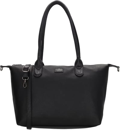 Charm London Buckingham Palace Shopper - Schoudertas - Crossbodytas - Kunstleer - Vegan Leer - Zwart