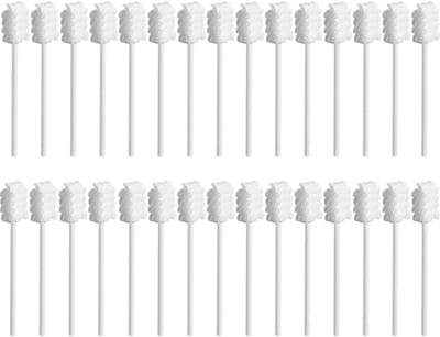 Dailygoods - 30 stuks wattenstaafjes, reinigingspads, gaas, tandenborstel met zachte haren, tandreinigingsproducten voor kinderen, tongreiniger