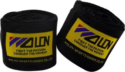 Scoby - Muay Thai Bandage Straps - Hand en Pols Bescherming - Boksen en Sparren - 2,5M - Zwart
