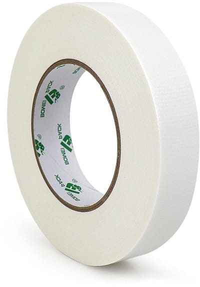BOMEI PACK Armoured Tape, 1 Roll 25 mm x 50 m, Fabric Tape, White, Armoured Tape, Extra Strong Fabric Adhesive Tape - ShopVlot