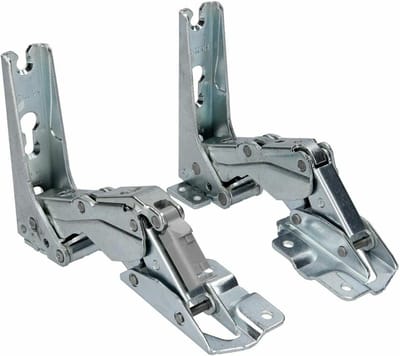 Deurscharnierset Koelkast - Vriezer Onderdeel - Apparaat Reparatie - Met Sluitdemper - 95x42x41cm