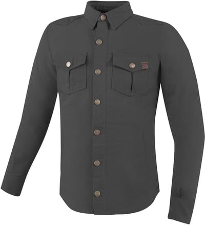 Bogotto Furrow Donkergrijs Motorshirt - Jas