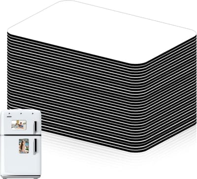 50 Stuks Lege Sublimatie Koelkastmagneten 5.5cm x 7.5cm voor DIY Decoratie, Keuken, Kantoor en Muurdecoratie