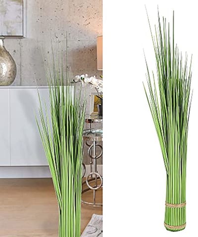 Kunstgras Siergras met Jute Touw 110 cm | Kunstplanten voor Binnen en Buiten