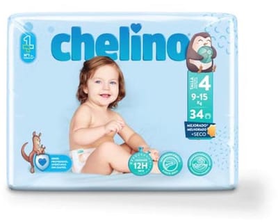Luiers voor baby's - Maat 4, 34 stuks voor comfort en bescherming