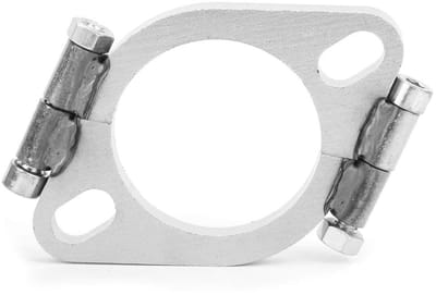 Dailygoods- Uitlaatflens Stalen - Universele Splitflens 2.5In - Platte/Ovale Flens - Reparatie/Vervanging - Hoge Betrouwbaarheid - Duurzaam Materiaal - Uitlaatverbinding