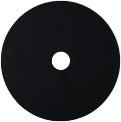 Boom Beschermmat - Vilt Bodembedekker - Onkruid Vrij Houden - Vocht Vasthoudend - 15 cm 5 Stuks - Zwart