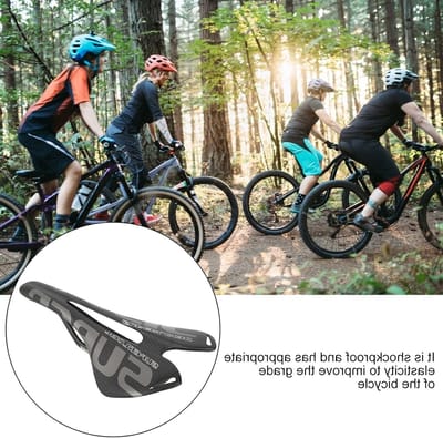 Comfortabele Fiets Zadelkussen van Volledig Carbon met Schokabsorberende Eigenschappen voor Racefietsen en Mountainbikes