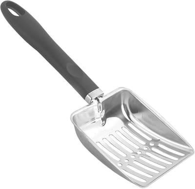 Kolenschep Roestvrij Staal - Aszeef Haard - Open Haard Onderhoud - Breed Anti-lek Ontwerp - 33 x 11.4 cm - Zilver