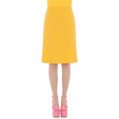 Moschino Skirt Yellow Size: 42 | Midi Skirts Outlet | Dames | Geel