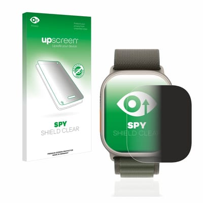 upscreen - privacy screenprotector voor Apple Watch Ultra (49 mm) - Folie Beschermfolie Blauwlichtfilter