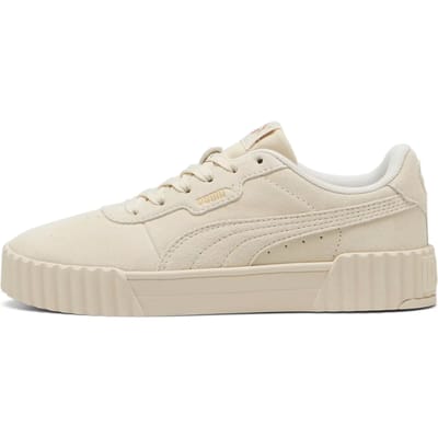 PUMA Carina 3.0 SD Dames Sneakers - Alpine Snow-PUMA Gold
