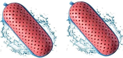 Zwembril Case - Brillenkoker - Bescherming Bril - Ventilatie Afvoergat - 20 x 9 x 8 cm - Rood