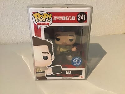 Funko Pop Movies ED Shaun of the Dead , Bloody Vinyl Figure # 241 horror movies