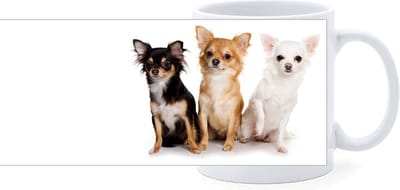 Beker - Chihuahuas verschillende Kleuren