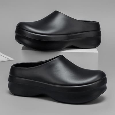Zomer Heren Sandalen Oliebestendig Waterdicht Kokschoenen Arts Verpleegkundige Schoenen Lichtgewicht Tuinsandalen Casual Slippers Strand Aqua Schoenen 44-45