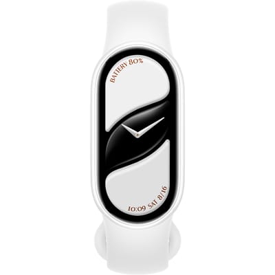 Xiaomi Smart Band 10 Ceramic Edition activity tracker with strap - pearl white