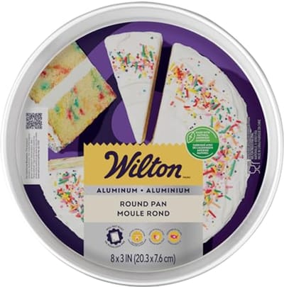 Ronde aluminium taartvorm 20,3 cm voor perfect gebakken taarten