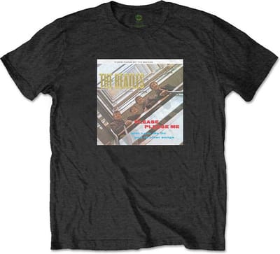 The Beatles - Please Please Me Gold Heren T-shirt - M - Zwart