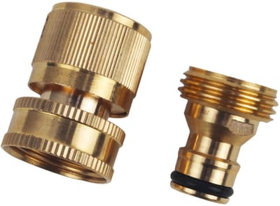 Koppeling-6,6 x 2,3 cm-tuinslangkoppeling-snelkoppeling-aansluitaccessoires-waterslang-snelkoppeling-aansluitadapter-tuinslangkoppeling-verbindingsstuk-kraansnelkoppeling-multifunctionele koppeling