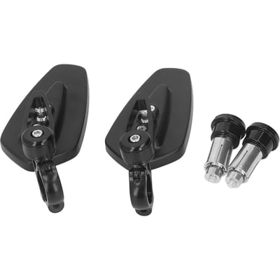 Paar Motor Achteruitkijkspiegel 78 inch Stuur Einde Spiegel Verstelbare Hoek Vervanging voor black