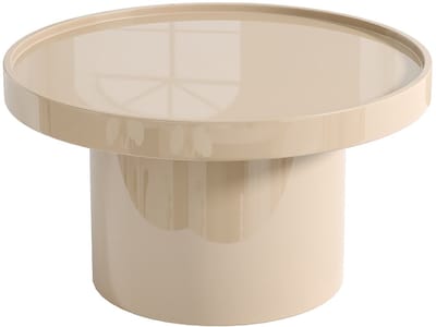 Vente-unique Salontafel van MDF - Gelakt beige - SYBEVA