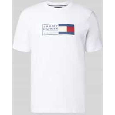 Tommy Hilfiger Brand Love Text Box T-shirt White Taglia: S | T-shirt stampate Outlet | Uomo | Bianco