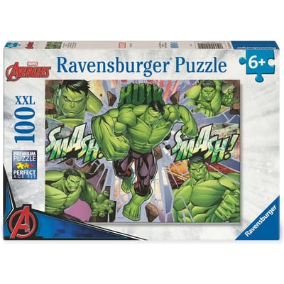 Ravensburger Jigsaw puzzle XXL Marvel Hulk 100 pcs. 2D Puzzels