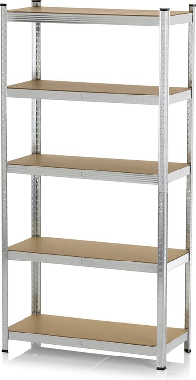 EASYmaxx opbergrek rekken & werkbank voor zwaar gebruik - Tot 175 kg draagvermogen per plank - 180 x 90 x 40 cm