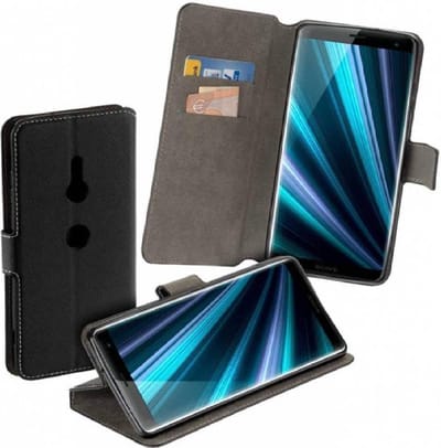 Hoesje Bookstyle Y Wallet Case Zwart Geschikt voor Sony Xperia XZ3