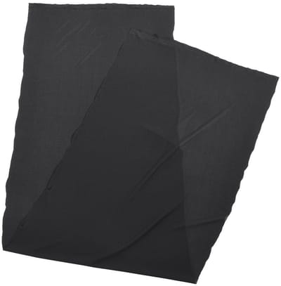 Allecto - Luidsprekerroosterdoek - Stofdicht - 7m x 0,5m - Geluidskwaliteit - Beschermhoes voor Luidsprekers - Geschikt voor KTV-boxen - Zwart