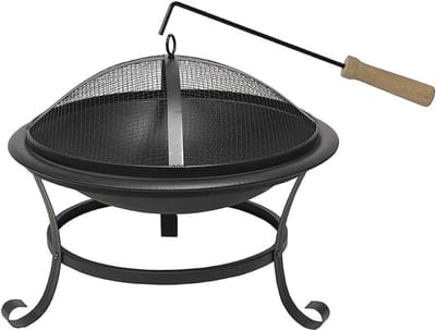 Vuurschaal met Vonkbescherming en Hittebestendige Coating - Ø 50 cm voor Tuin en Terras
