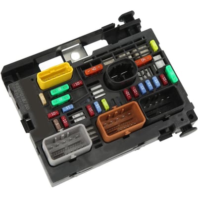 Boîte à fusibles moteur 9807028780 Boîte à fusibles de l'unité de commande sous le capot Remplacement pour Peugeot 308CC 607 807 1007 207 black