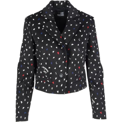 Cropped Hartenprint Blazer