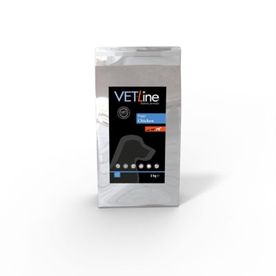 Vetline - Puppy brokken - Kip en Graanvrij - Honden 0 tot 1 jaar - Kleine of Medium grote hond - 10 kg