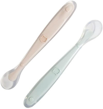 JHUBERS- Babylepel Ergonomisch - Babylepels/Babylepelset - Siliconen - Antislip - Zacht - 100% BPA-vrij - Geschikt voor baby's ouder dan 1 maand