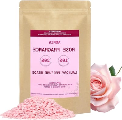 Geparfumeerde wasbolletjes 500 g voor een langdurige frisse geur, ideaal voor was en geurverspreiding, roze kleur