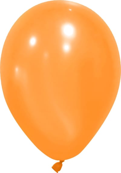 GLOBOLANDIA - 100 oranje ballonnen van 27 cm