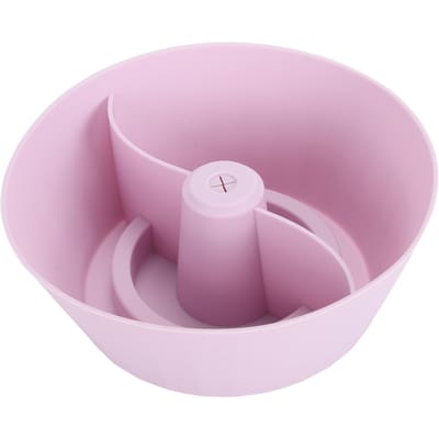 Bol à collation pour tasse Plateau à collation réutilisable en silicone Porte-gobelet plateau à collation portable avec 2 L(for 6.5-9kg) pink