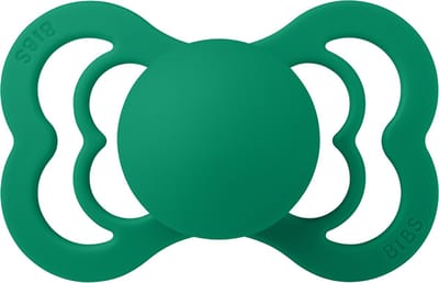 BIBS fopspeen Supreme Latex Maat 1 (0-6maanden) - 1 stuk Evergreen