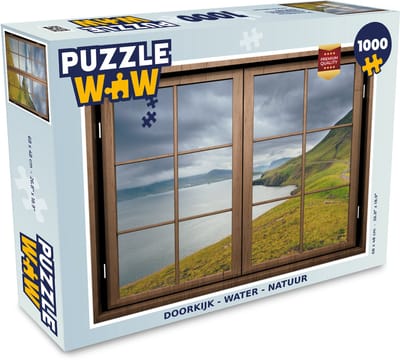 Puzzel Doorkijk - Water - Natuur - Legpuzzel - Puzzel 1000 stukjes volwassenen
