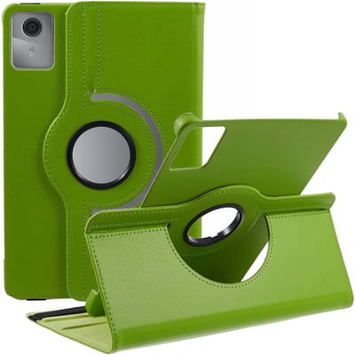 Coverup Tablethoes geschikt voor Lenovo Tab M11 Hoesje - 360° Rotating Book Case - Groen